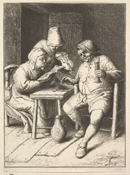 Coppia che canta e violino, 1610-85