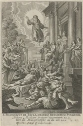 San Francesco di Paola guarisce i malati