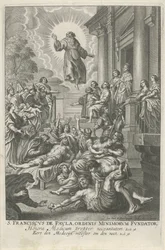 San Francesco di Paola guarisce i malati