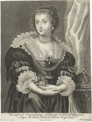 Ritratto di Henrietta Maria, moglie di Carlo I d