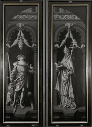 Trittico di San Pancrazio, pannelli chiusi