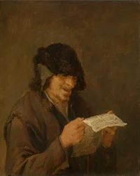 Uomo che legge un giornale