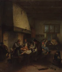 Scena di taverna, inizio 1660s