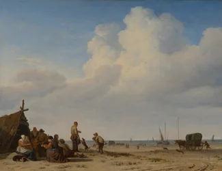 Scena sulla spiaggia