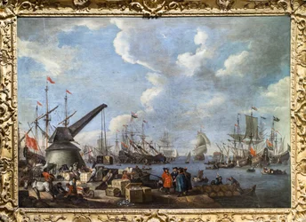 Vista di un porto