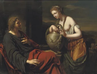 Cristo e la donna di Samaria al pozzo