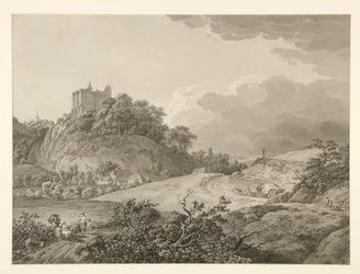 Veduta del Castello di Nossen in Sassonia