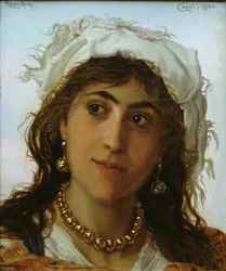 Una ragazza di Capri, 1880