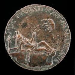 Figura femminile che tiene una briglia [retro], probabilmente dopo il 1502