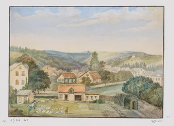 Veduta di Soden-am-Taunus, Germania