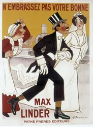 Poster di Max Linder, ill. da Barrere