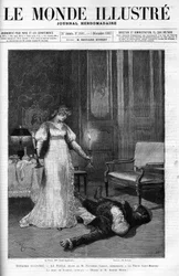 La morte di Scarpia (Monsieur Berton), illustrazione dell