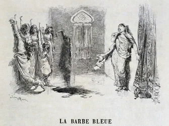 Barbablù - in "Le Fiabe" di Charles Perrault, illustrazioni di Adrien Marie