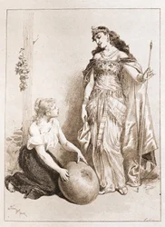 Cenerentola - ne “Le fiabe” di Charles Perrault, illustrazioni di Adrien Marie