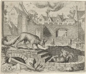 Favola della volpe e della capra
