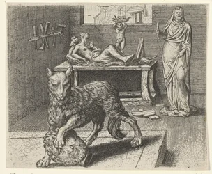 Favola del lupo e della statua