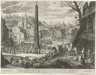 Gennaio e febbraio (serie dei dodici mesi in sei paesaggi italiani)