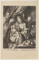 La Sacra Famiglia con Sant