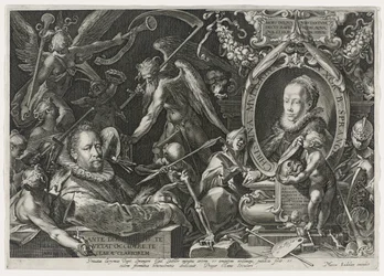 Bartholomaeus Spranger e sua moglie, Christina Muller, 1600