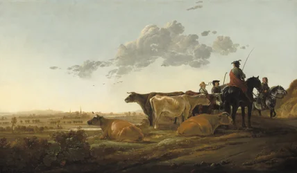 Paesaggio con Pastori, c.1650-52