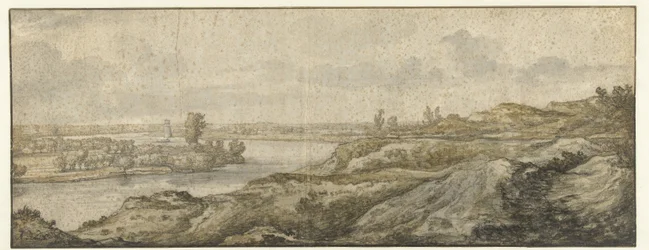 Paesaggio con un fiume