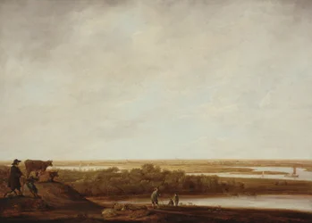 Paesaggio Panoramico con Pastori