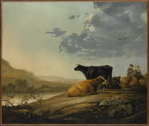 Giovani pastori con le mucche