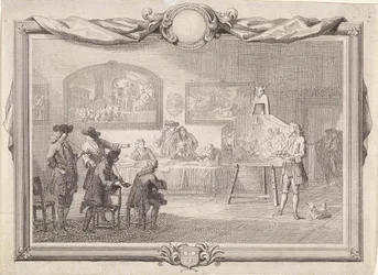 Gilda di San Luca a Dordrecht, 1736
