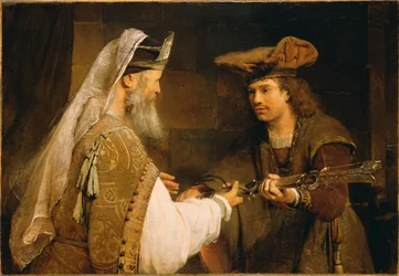Achimelech dà la spada di Golia a Davide, c.1680
