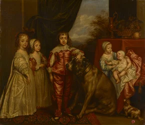 I cinque figli maggiori di Carlo I