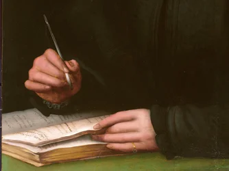 Ritratto di un giovane con un libro