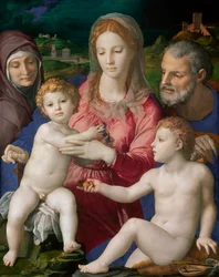La Sacra Famiglia con Sant