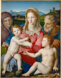 La Sacra Famiglia con Sant