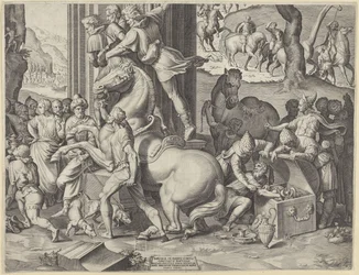 Adorazione dei Magi (parte in basso a destra)