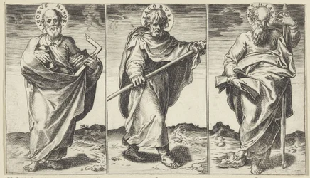 Giacomo il Minore, Giacomo il Maggiore e Mattia (Cristo, Maria, Giovanni Battista e gli apostoli)