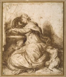 Madonna e Bambino con San Giovanni, tutti addormentati