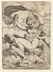 Venere (o Galatea) e Cupidi sostenuti da delfini