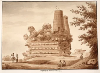 La tomba degli Orazi e Curiazi, 1833