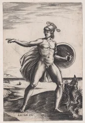 Un guerriero, ca. 1514-36