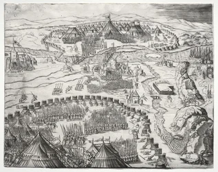 La Posizione e il Campo degli Eserciti di Carlo V e Solimano II