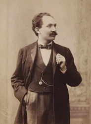 Ritratto del pianista e compositore Leopold Godowsky