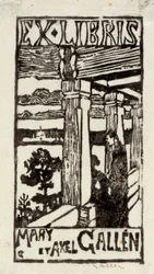 Ex libris di Mary e Axel Gallén