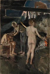 Nella sauna