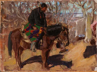 Nativo americano a cavallo