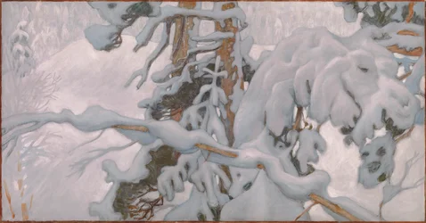 Inverno, studio per gli affreschi del Mausoleo di Juselius