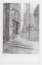 Corsie di Londra: Idol Lane (litografia)