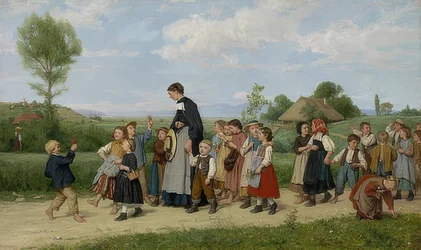 La Passeggiata Scolastica, 1872