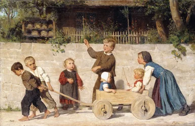 Carretto di bambini, 1868