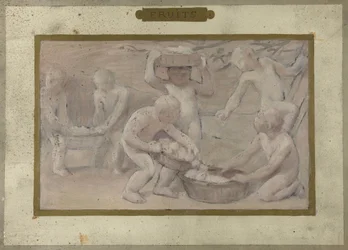 Schizzo per la Salle des Fêtes all
