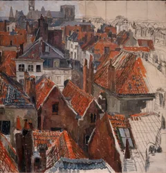 I tetti di Gand (versione incompiuta), c.1920-22